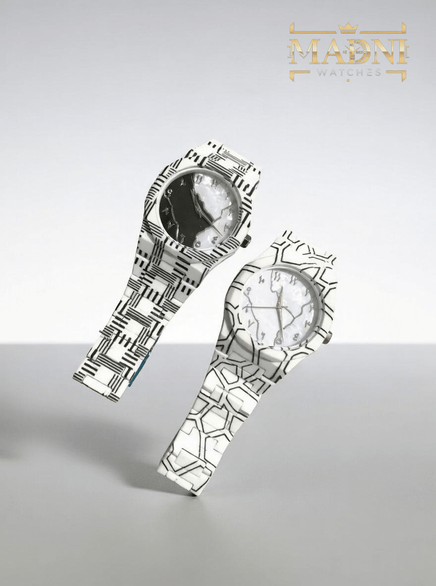 AURA Texture Print Watch - Madni Watches