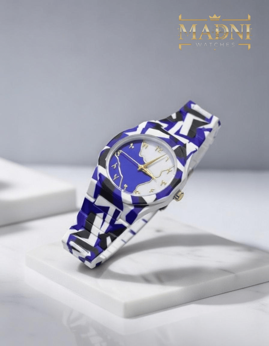 AURA Texture Print Watch - Madni Watches