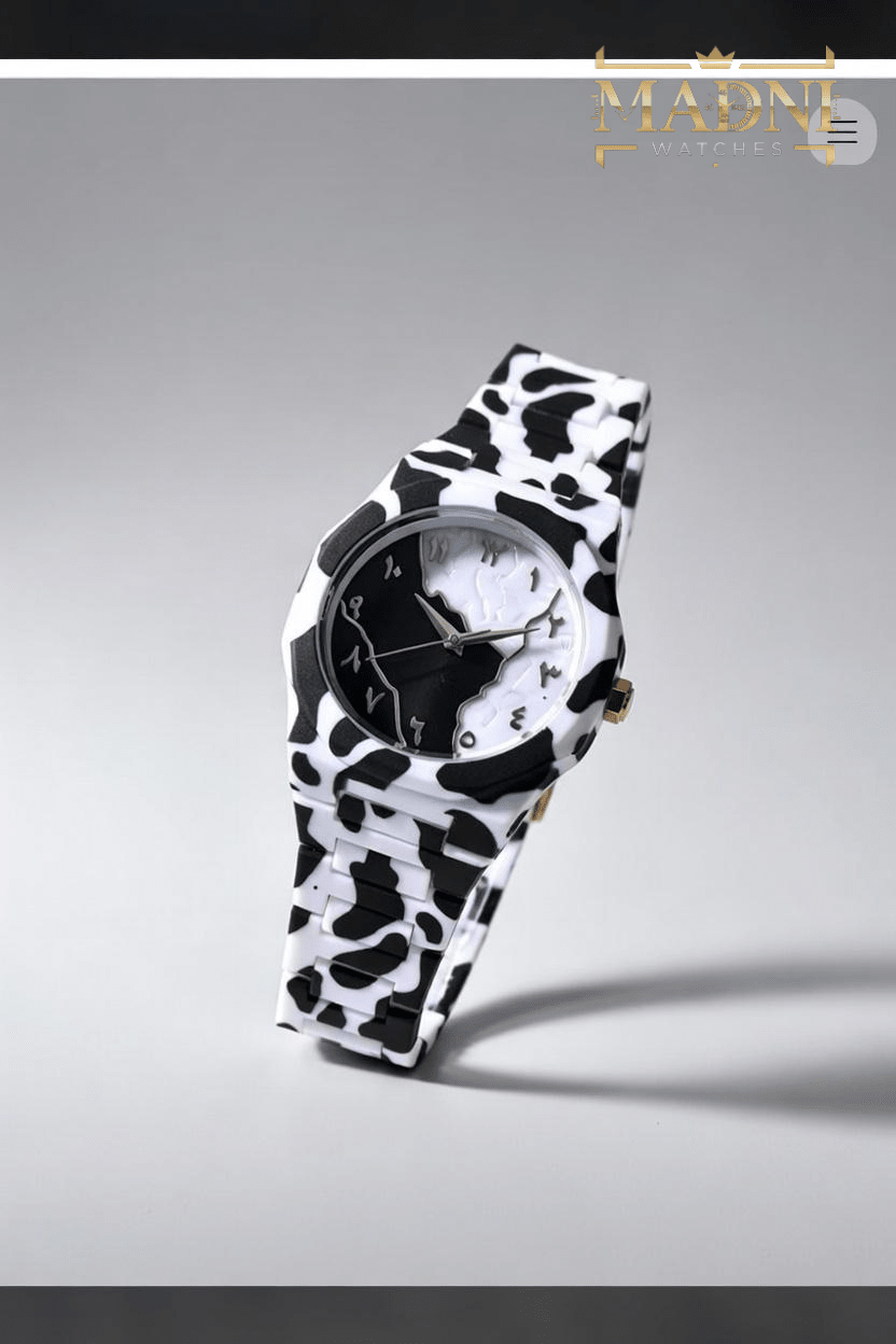 AURA Texture Print Watch - Madni Watches
